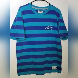 Vintage Tommy Jeans‎ striped Shirt size Medium.